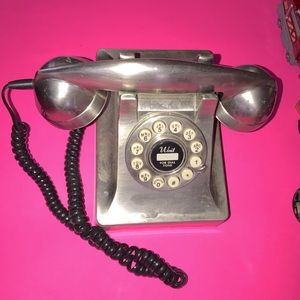 CROSLEY Model 302 Vintage Style Telephone. Landline. ☎️ Brushed Silver Color!